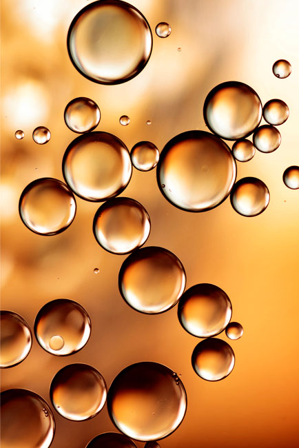 Vinilos electrodomésticos neveras burbujas doradas